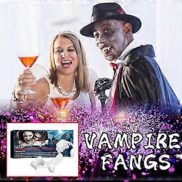 Udtrækkelige Falske Tænder Horror Visuel Effekt Abs Uhyggelige Halloween Rekvisit Tænder Til Halloween
