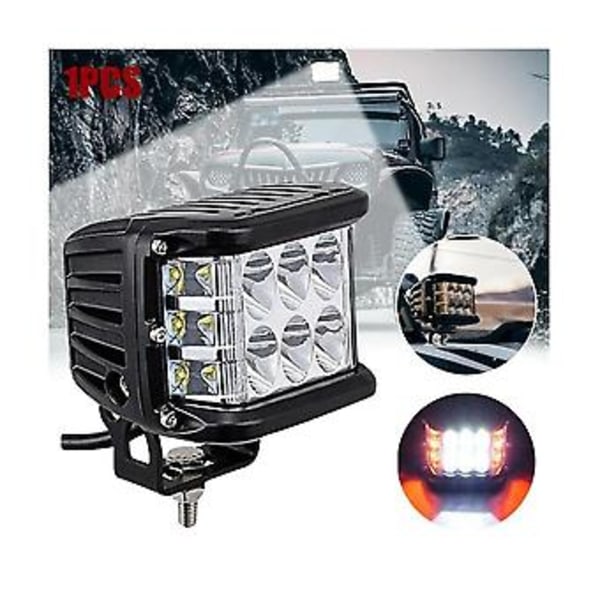 Auto Triple Side Belyst Arbejdslampe Kuppellys Burst Blinkende Lys Forlygte Spotlight Stroboskoplys
