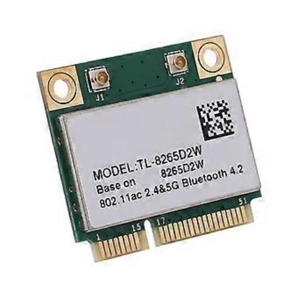 Dual Band Wireless-AC 8265HMW 8265D2W 2.4G/5Ghz 802.11ac 867Mbps Bluetooth-yhteensopiva 4.0 Mini PCI-E -kortti