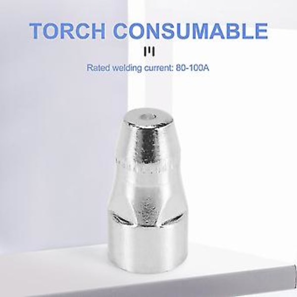 45 kpl P80 Elektrodikärjet 1.3 Suutin Suojakuppi P-80 Plasma Leikkuri Poltin Kulutustarvike 80-100a Hitsaus