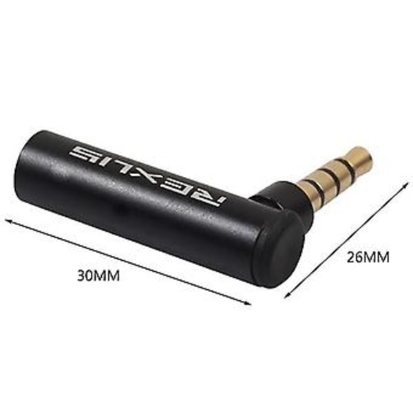 Rexlis 1 stk. 3,5 mm til Fe 90 De Højre D Adapter O Mikrofon Stik Co
