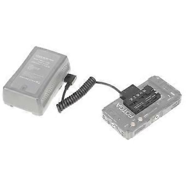 Dummy Batteri D-Tap til Dobbeltsidig NP-F550 Spiral Kabel DC Kobler Tilbehør for Monitor/Lys/Mikrofon/Sender Mottaker