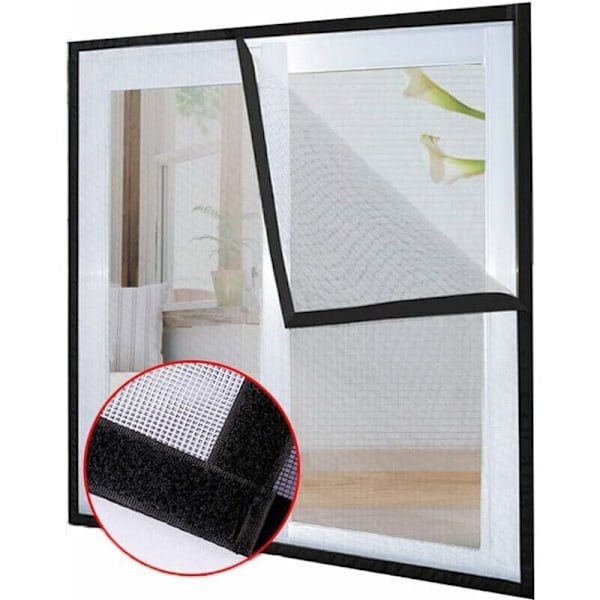 Cat protection net with adhesive tape, For balcony window Mosquito net (1.2 x 1.5M)..