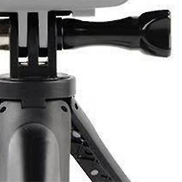 Mini Tripod Selfie Stick Metal Adapter Sportskameraholder Mobiltelefonbeslag til DJI Action 1 2 Action Camera Sort