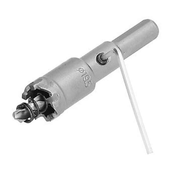 Hålsåg Borr Metallblad Triangel Skaft 19.5mm Tillbehör Ersättning
