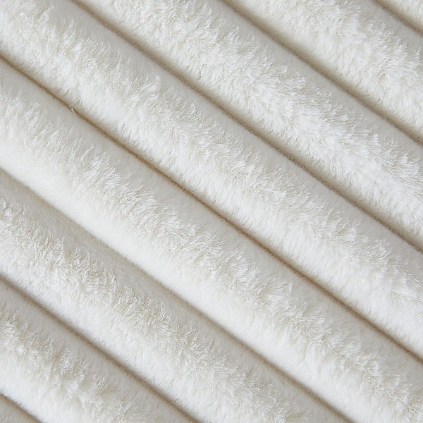 Mjuk plysch konstgjord päls modern texturerad accent kuddfodral 18x18 tum 2-pack, Boho dekorativa luddiga fyrkantiga örngott för soffa säng