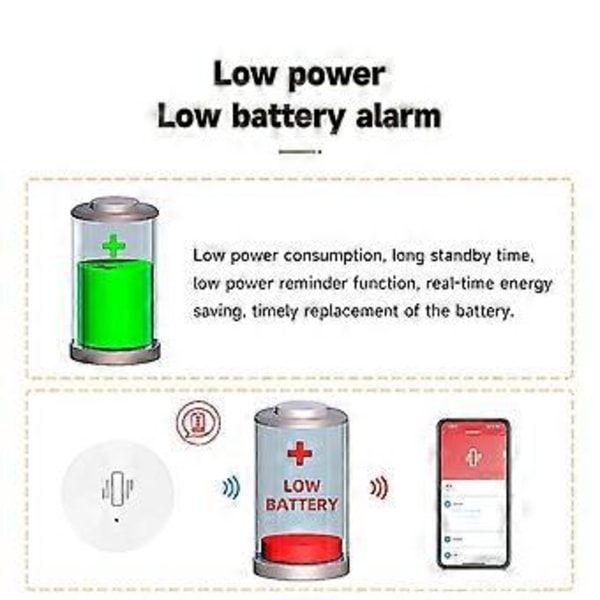 Tuya ZigBee Smart Vibrasjonssensor Sanntidsovervåking Dør Vindusdeteksjon Alarm Smart Sikkerhetsbeskyttelsessystem