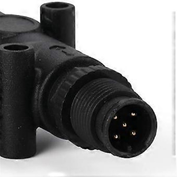 NMEA 2000 T-kobling 4 Port 5Pin M12 Gjenge IP67 NMEA 2000 (N2k) (T-stykke) T-kobling for