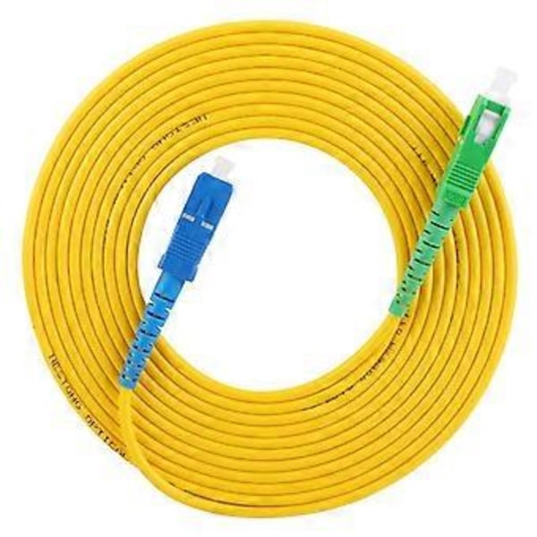 Singelmodus Fiberoptisk Jumper Høy Kvalitet PVC-kasse Sc APC-Sc UPC 15 Meter Lengde