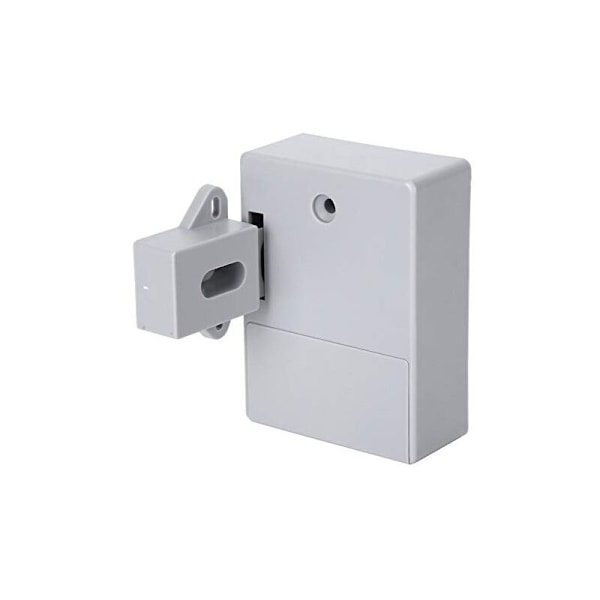 125KHz Smart Cabinet Lock, Electronic RFID Card Opening for Sauna Libraries, Wardrobe Factories and Offices - No Drill(Gray)