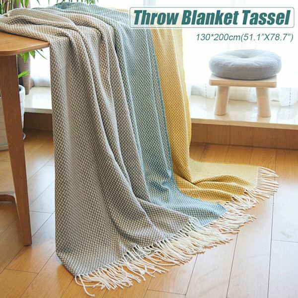 130  200cm Broom-hide soffa Cairse kondition filt grå Resa grå