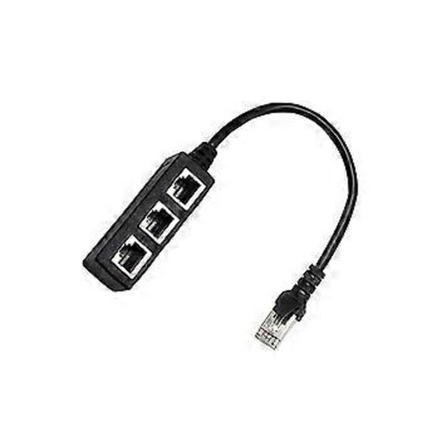 1-3 Ethernet LAN -verkkokaapeli, RJ45 uros 1-3 Ethernet LAN naaras kaapelisovitin laiteportin suojaukseen.