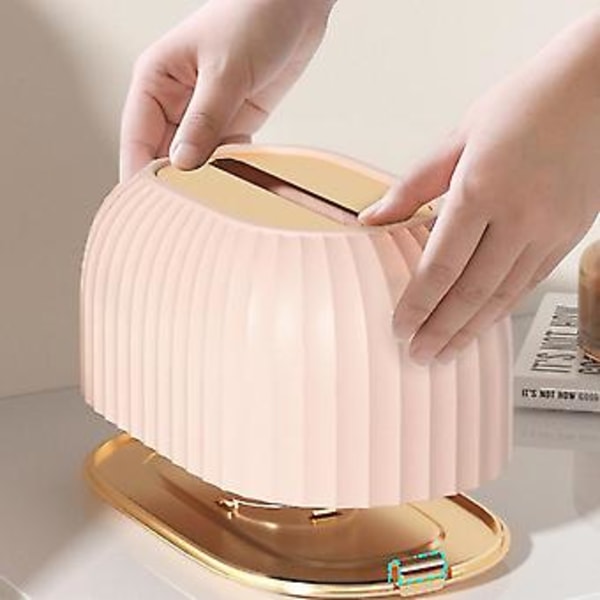 Multifunktionell Tissue Box Vardagsrum Mask Diverse Skrivbord Delad Förvaringslåda Dammskydd C
