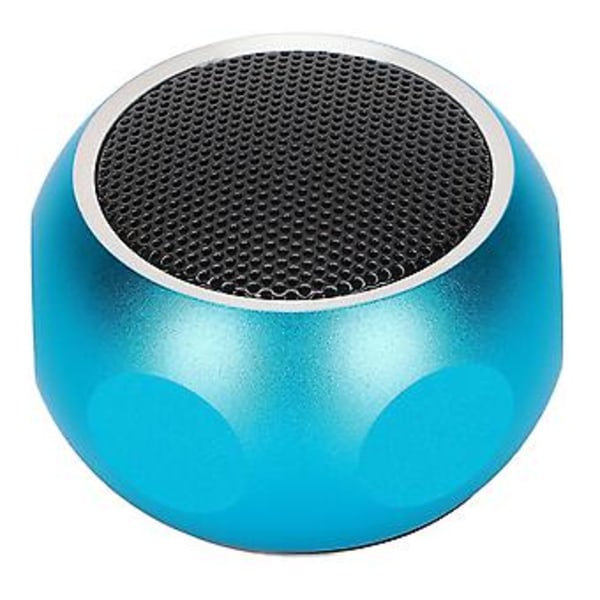 Mini Portabel Bluetooth-högtalare Söt Liten Trådlös Högtalare med Snodd för Dusch Cykel Bil TravelBlue