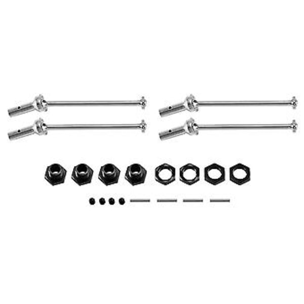 Metal Forreste Og Bageste Drivaksel Med 17mm Hex Til Arrma 1/7 Infraction Limitless Felony 1/8 Rc Bil
