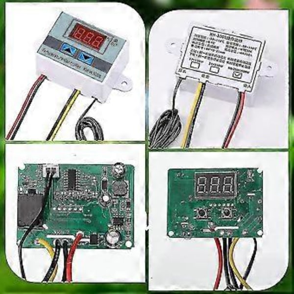 Digital Temperaturkontroller Xh-w3001 110-220v Modul Programmerbar Minus 50 Till 110 Graders Uppvärmning