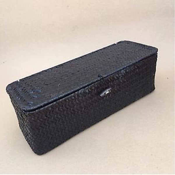 3 Fack Stor Låda Korgkorg Med Lock Diverse H Fodral Behållare Skrivbord Eller
