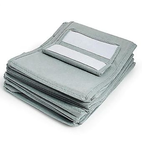 Hattehylle 10 Hyller Hengende Skap Hatt Organiser Kompatibel Hatt Oppbevaring - 1 stk