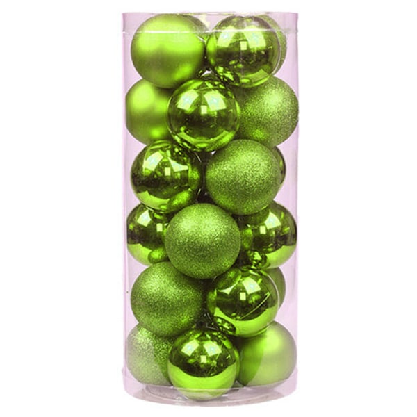 Christmas Bauble Christmas Tree Decorations 60mm Christmas Balls Ornaments Set 24pcs