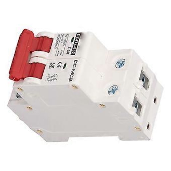 SG DC Miniature Strømafbryder 2P 50A DC1000V 6000A Brydeevne DIN Skinne Montering til Solcelle PV System DZ47s 63Z C50