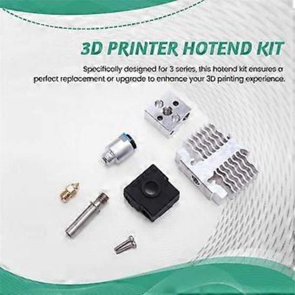 3D-skrivare Hotend Kit Värmeblock Värmare Termistor för 3 Neo V2 Neo Max Neo 3D-skrivardelar