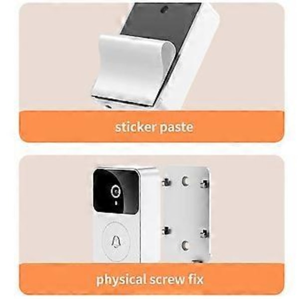 Trådlös Video Dörrklocka Kamera Wifi Övervakning Intercom Säkerhet