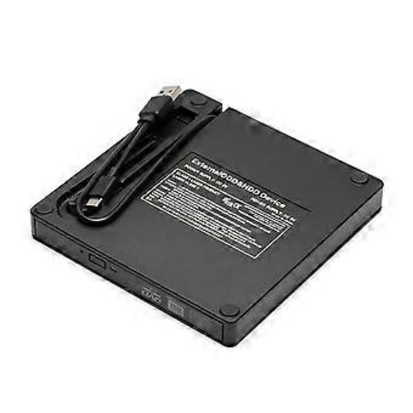 12,7 mm 9,5 mm USB3.0 Type-C Optisk Drev Kabinet Ekstern Mobil ODD HDD Kabinet