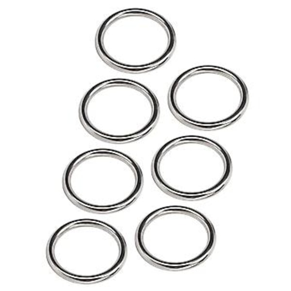Metall O-ring, 7 st 304 Rostfri O-ring Optimerad för Utsökthet