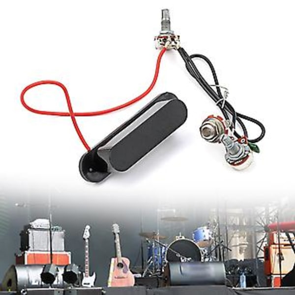 Yksikelainen esijohdotettu kitaran mikrofoni Humbucker-mikrofoneilla ja nupeilla