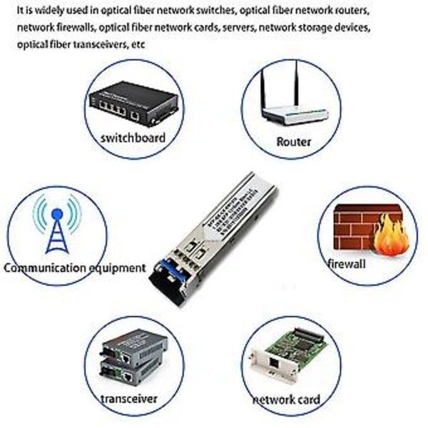 Sfp Optisk Modul Gigabit Single-mode Optisk Modul Sfp--lx-sm1310 20km Fiber 1.25g For H3c