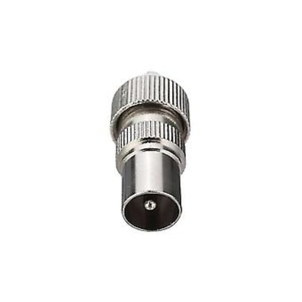 10 stk. (5 x han, 5 x hun) TV Antenne Koaksialkabel Konnektorer Adapter