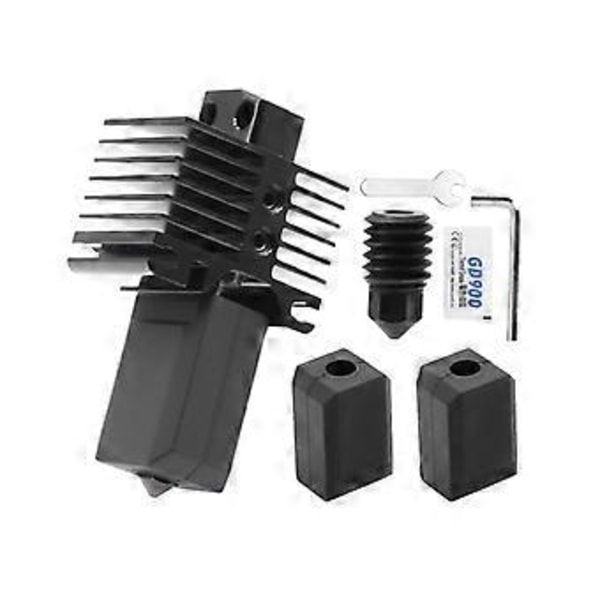 Uppgraderat Hotend-kit för Bambu Lab X1 Värmeblock Varm Sektion Härdat Stål Munstycke 3D-skrivardel Extrudertillbehör