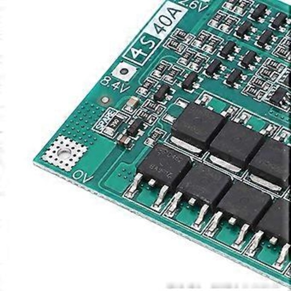 4st Litiumbatteribalanseringsmodul 4S 18650 Skydds-PCB Cellkort 40A Strömtillbehör