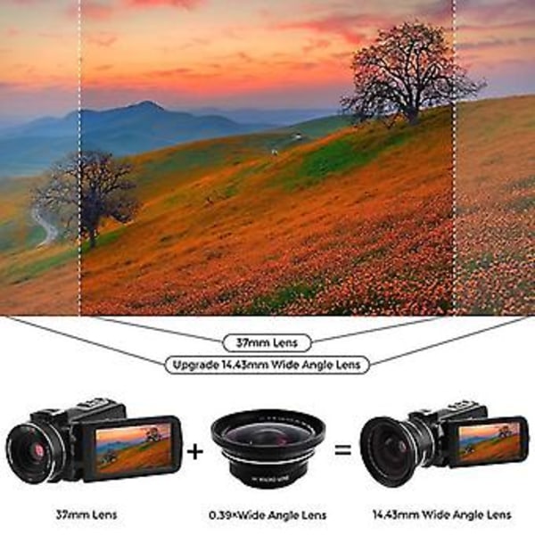 37mm Makro+72mm Bred 0.39x Hd For 4k Camc