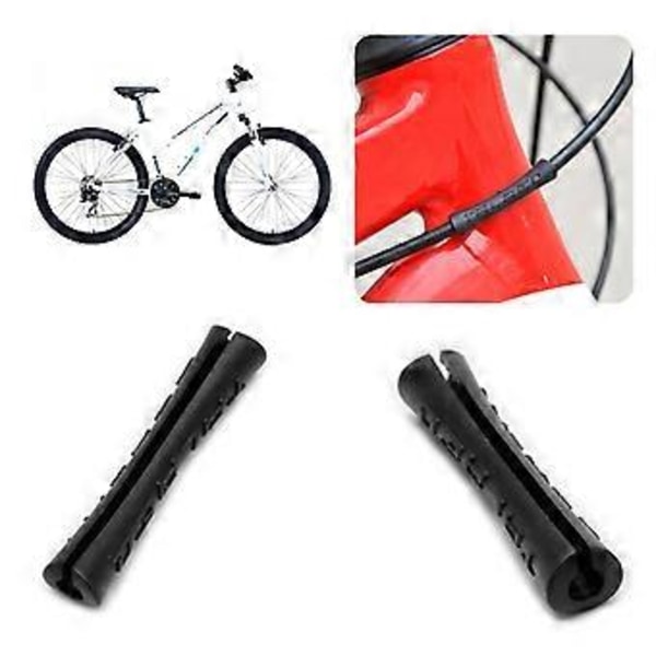 MTB Cykel Bromsvajer Skyddshylsa Rör Gummi Växel Skydd Cykeltillbehör