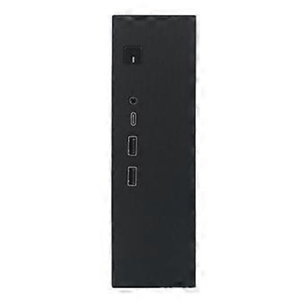 M09 HTPC Värd Mini ITX Datorchassi DC Strömförsörjning Industriellt Kontrollchassi Hem Datorfodral