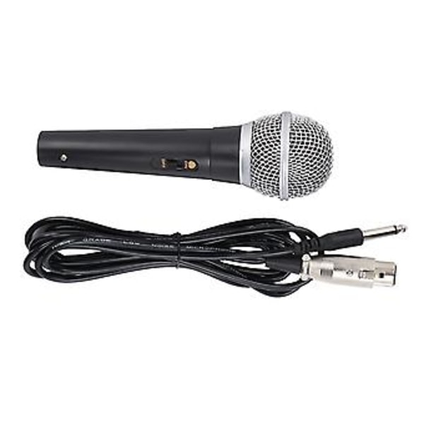 XLR Mikrofon med XLR til 1/4 Tomme Kabel o Tilslutning Håndholdt Mikrofon Egnet til Scene Karaoke Sang og Optagelse