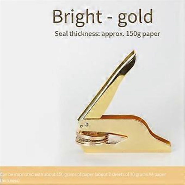 Rustfrit stål prægestempel personlig bryllupsinvitation kuvert tang forsegling tilpasset dit eget logo stempel guld