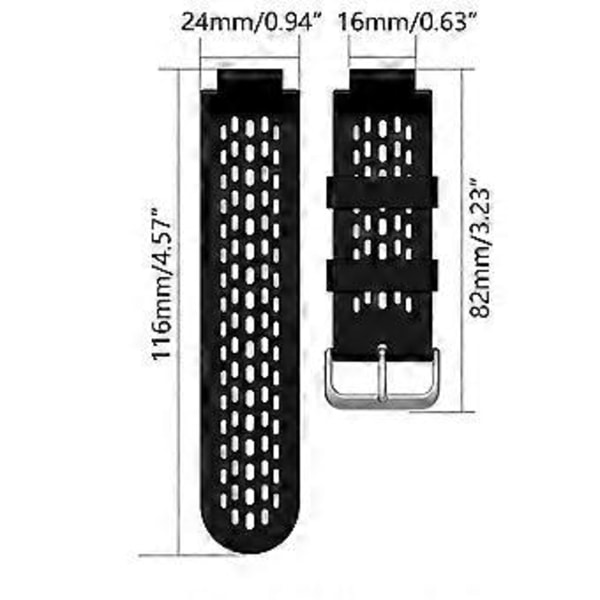 Bekvämt Klockarmband Armband-Bälte Andningsbart Svettsäkert för Approach S4/S2