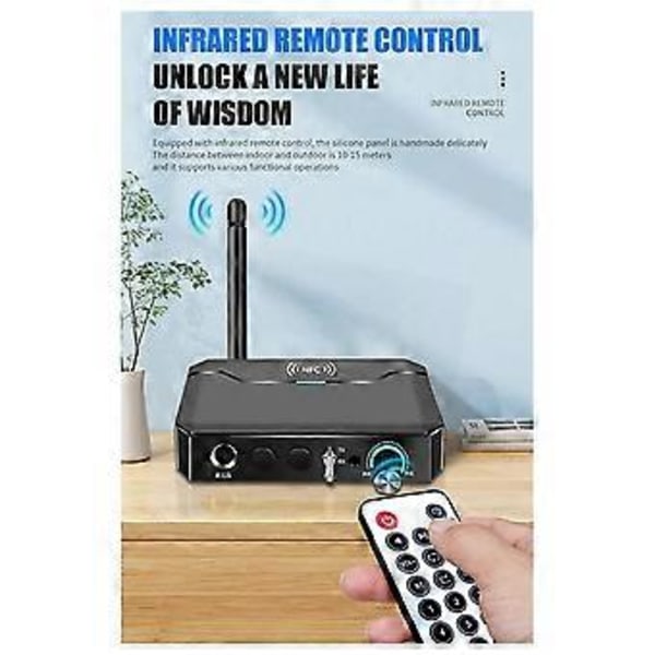 Ny Bluetooth Receiver 5.1 Audio Adapter til Gammeldags Højttalerforstærker Dedikeret til 6.5 Mikrofon Karaoke.