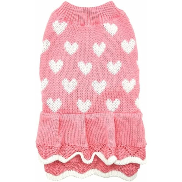 Pet Sweater Kjole (Rosa, S)-Fei Yu