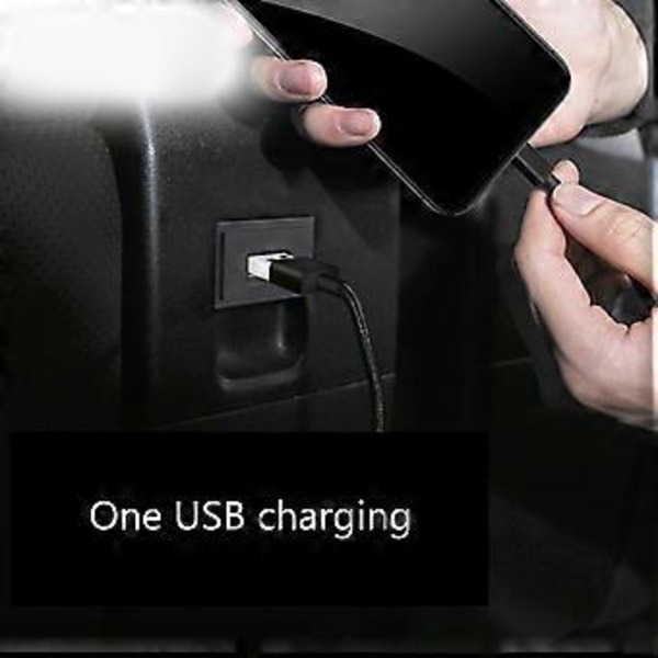 Motorcykel Billaddare USB-Portar Universal Biladapter Vattentät 12-24V 2.4A