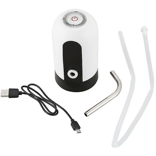 Vandflaskepumpe, USB-opladning automatisk drikkevandspumpe bærbar elektrisk vanddispenser vandflaskeskift til universa