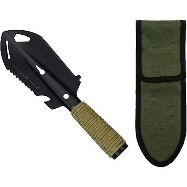 Mini metallhagespade, rustfritt stål hageverktøy for hagespade, multiverktøy hagespade for campingutstyr, egnet for camping