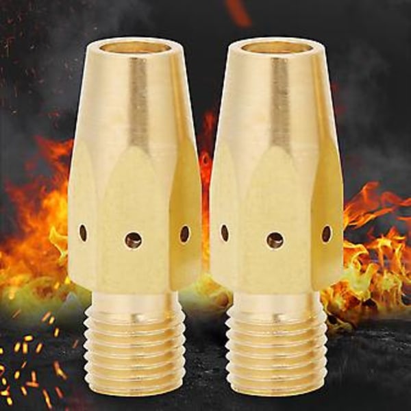 Kontaktspidsadapter til MIG svejsepistol gasdiffuser til Miller M-25/M-40 & Hobart (2 stk)