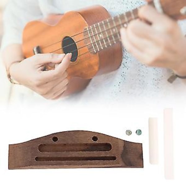 Ukulele Stall 4mm Skal Övre & Nedre Stall Tillbehör Delar