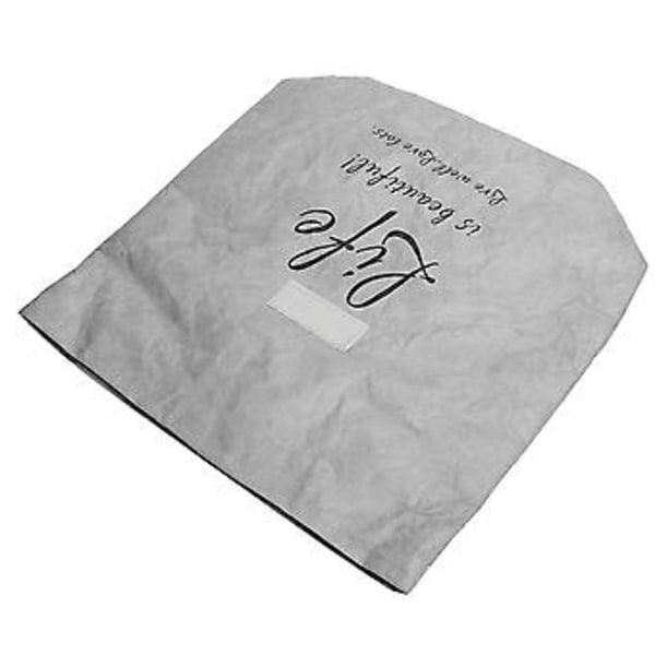 Kraftpappers Lunchväska Aluminiumfilm Isolerad Hållare Miljöskydd Förvaringsmaterial Grå