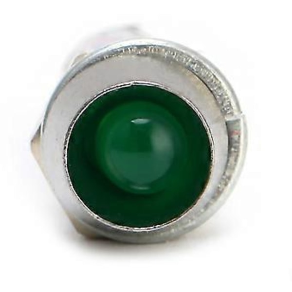 10 stk. DC 12V Indikatorlys Signallampe 8mm Monteringshul Diameter Signallampe Grøn