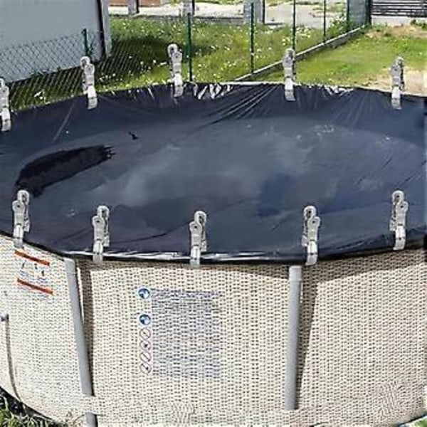 30 stk. Poolafdækningsclips Vindbeskyttelsesklemmer Poolafdækningsklemmer Svømmebassin Vindtætte Clips til Overjordisk Poolafdækning