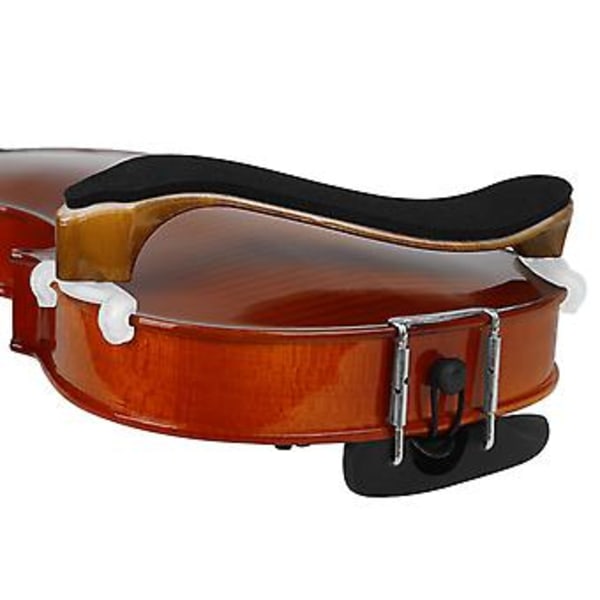 Justerbart Violin Axelstöd Professionellt 4/4 Fiol Svart Vadderad Skuldra